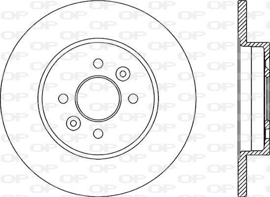 OPEN PARTS Тормозной диск BDA2183.10